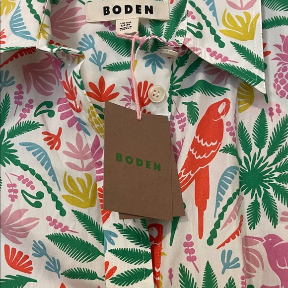 NWT! Boden Multicolor Floral Sleeveless Midi Dress, Size 6 - Picture 3 of 6